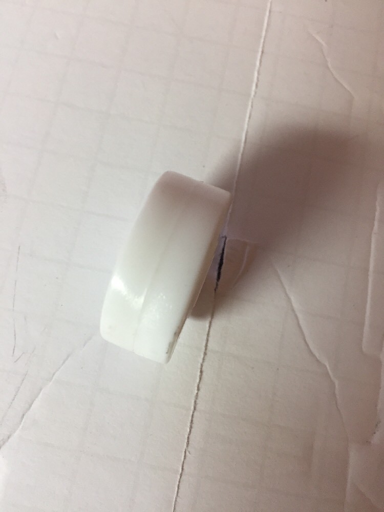Pentair Rainbow Vacuum Head Wheel – Part # R03021 No.174 White Solid Plastic