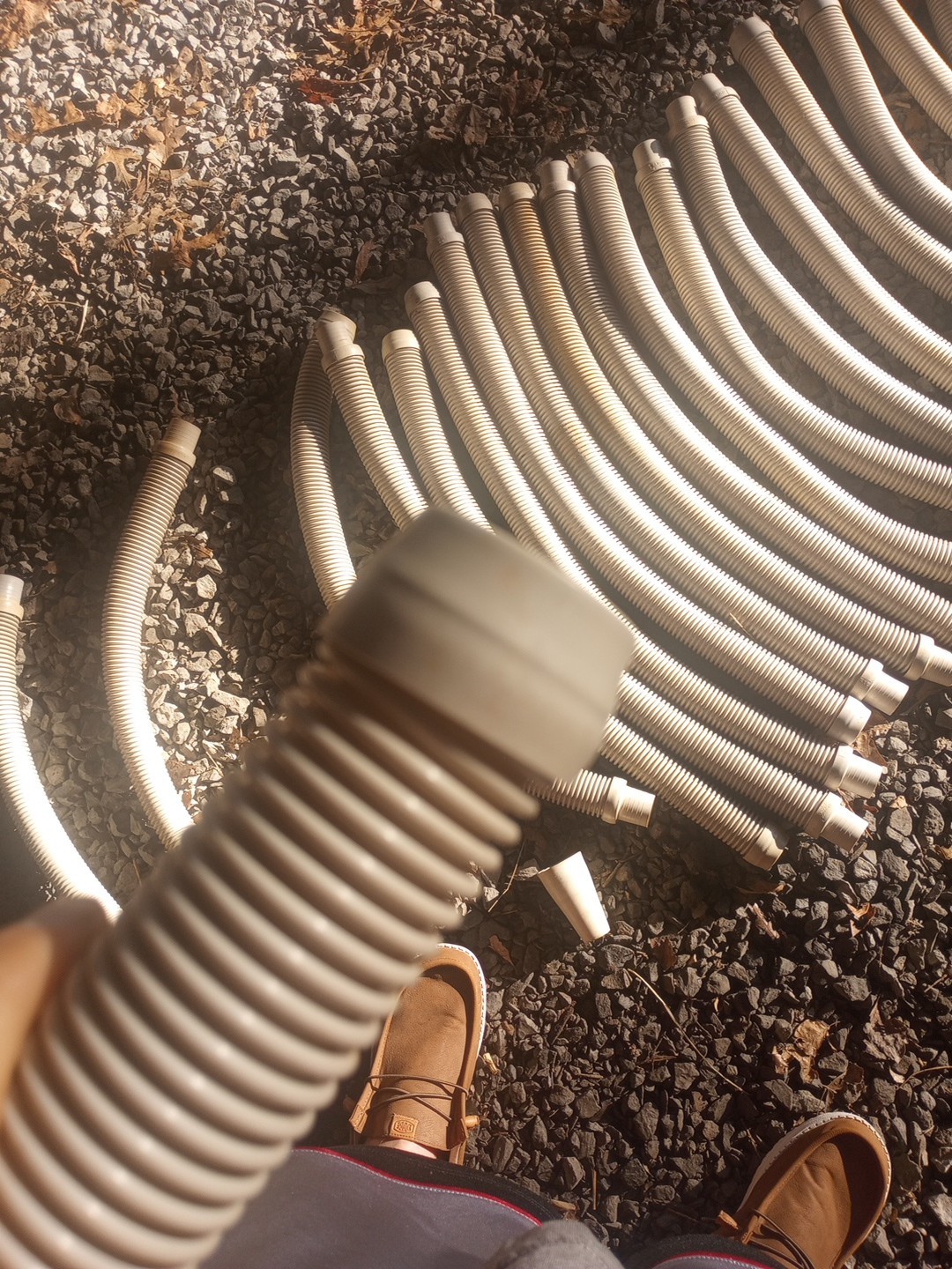 Lot 24 Genuine Hayward Pool Cleaner Hose 32&Prime; Section 1.5&Prime; + vacuum end adapter