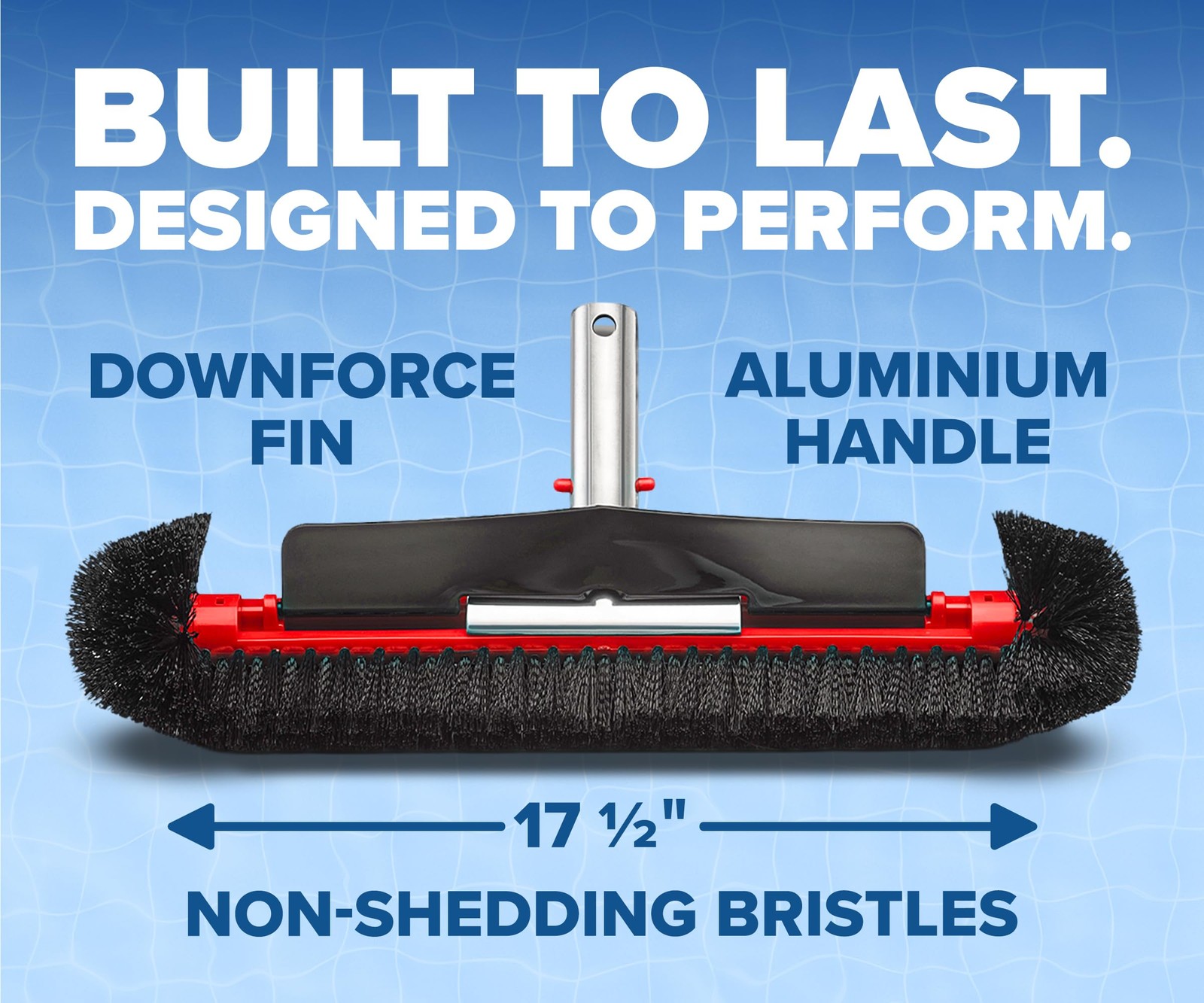 Pool Brush Head for Inground & Above Ground Pools // Heavy Duty Pool Scrubber…