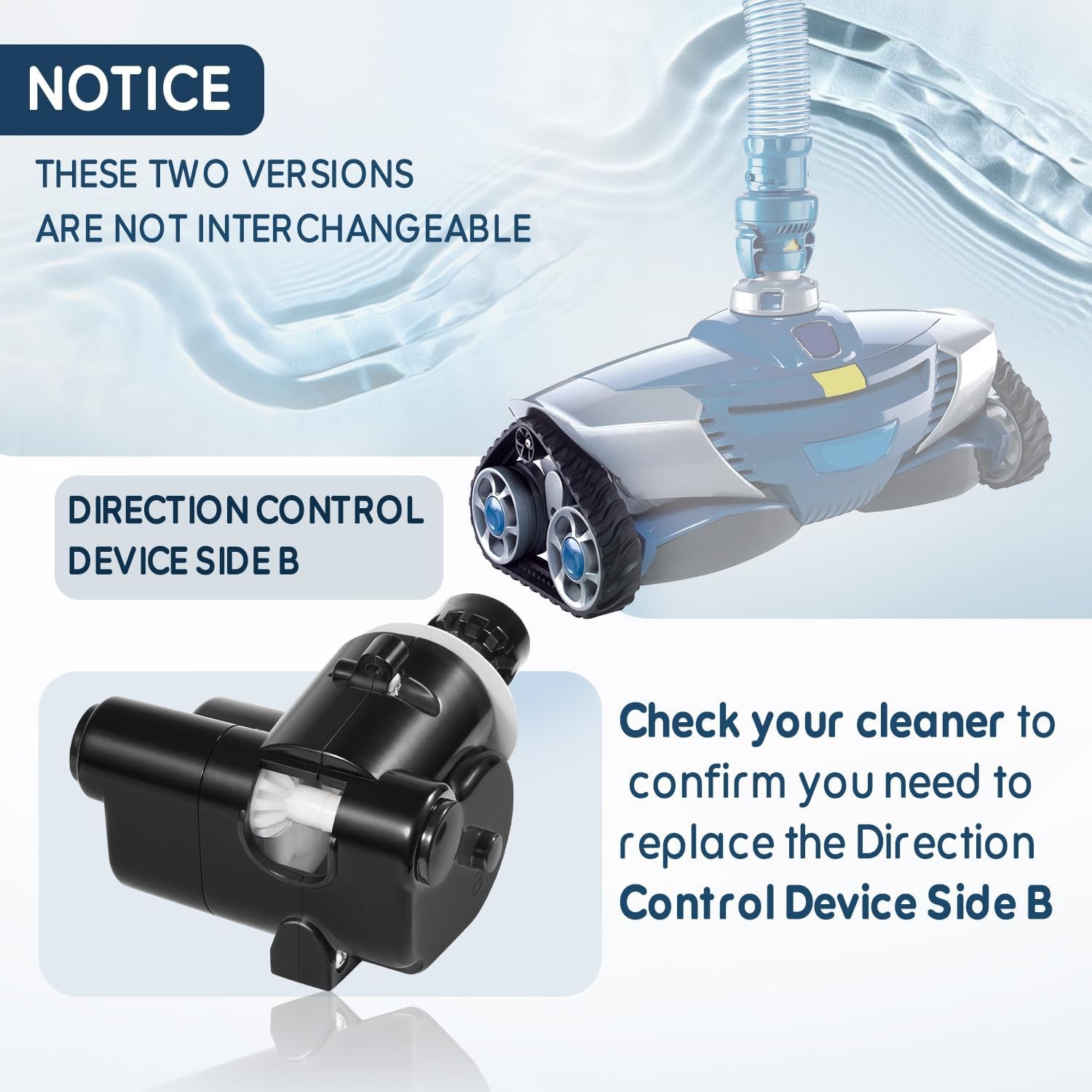 R0524800 Device Side B Replacement for Pool Cleaner, Replace Part for Baracuda