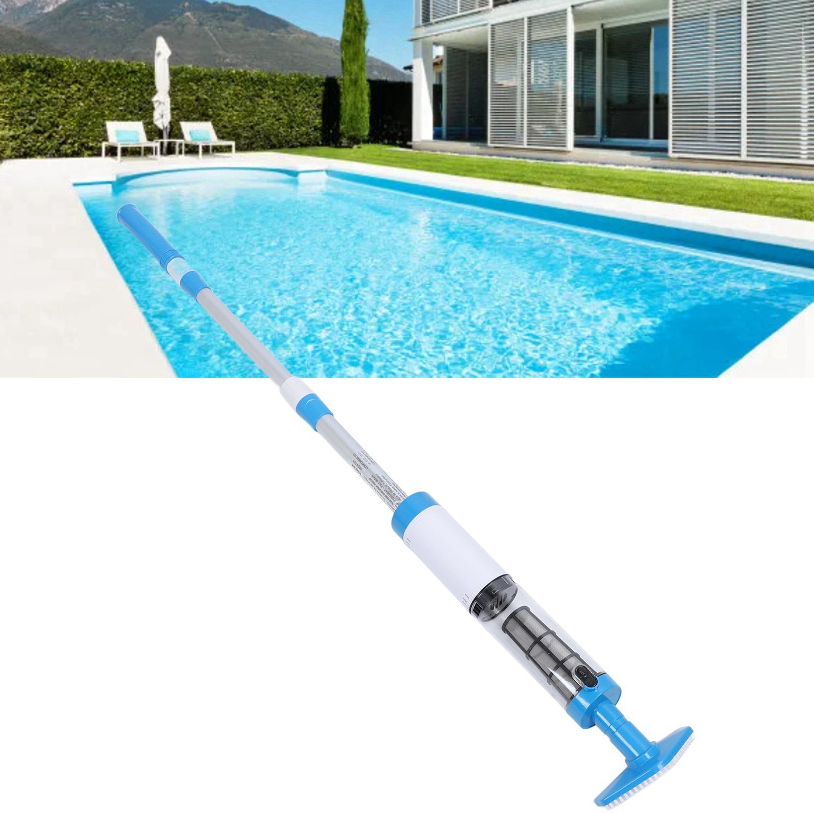 Handheld Pool Vacuum Cordless Rechargeable Easy Clean For Pool Easy To Use