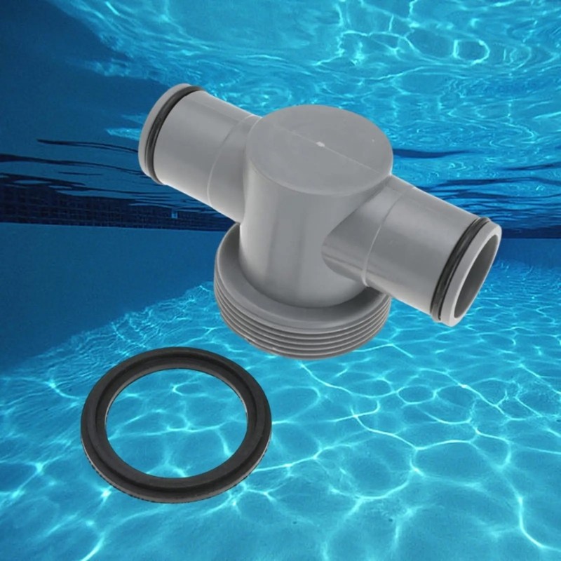 Easy to Use T Joint Pool Hose Connector with Precise Sealing Structure