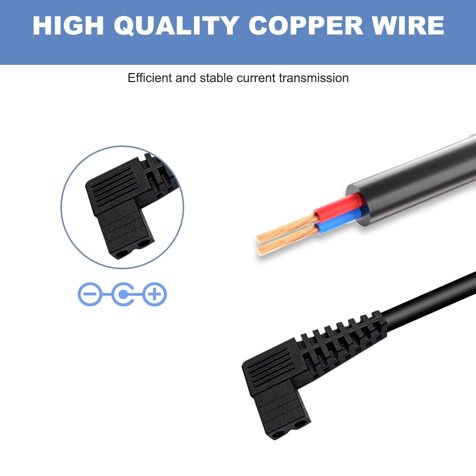 Charger Cord for Osprey 300 Pro Compatible with WYBOT C1 Osprey300Pro black