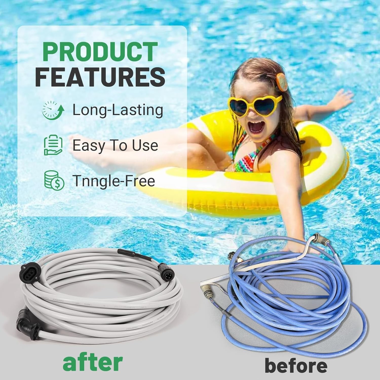 R0516800 Floating Cable Kit Compatible with Polaris Sport Robotic Pool Cleaner