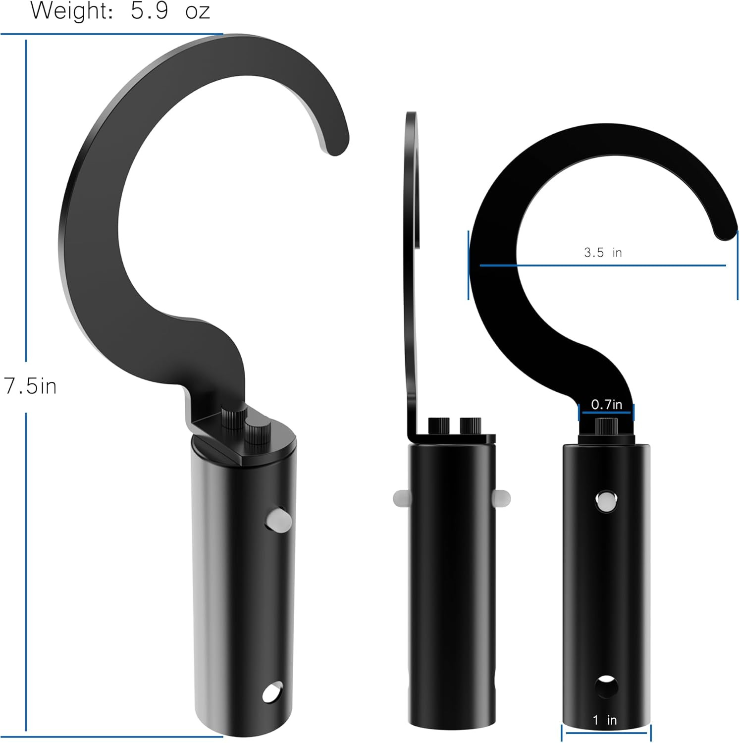 Stainless Steel Hook Exclusively for Robotic Pool Cleaners, Compatible with All