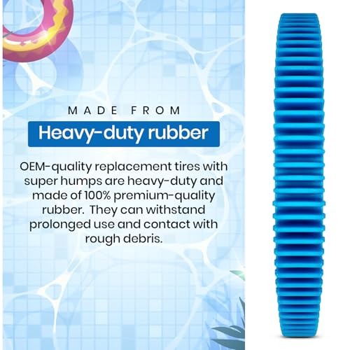 Replacement Tires with Super Hump | Compatible with 4 PACK-Front Tires