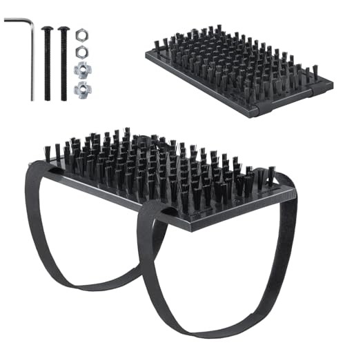 Truck Step Mounted Brush, Heavy Duty Boot Brush Cleaner, Universal Boot