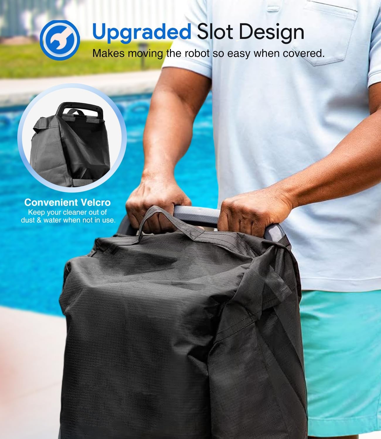 Premium 9991795-R1 Universal Swimming Pool Cleaner Classic Caddy Cover Replac…