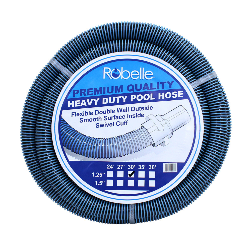 Robelle Spiral Vacuum Hose: 25&prime; x 1.5&Prime;