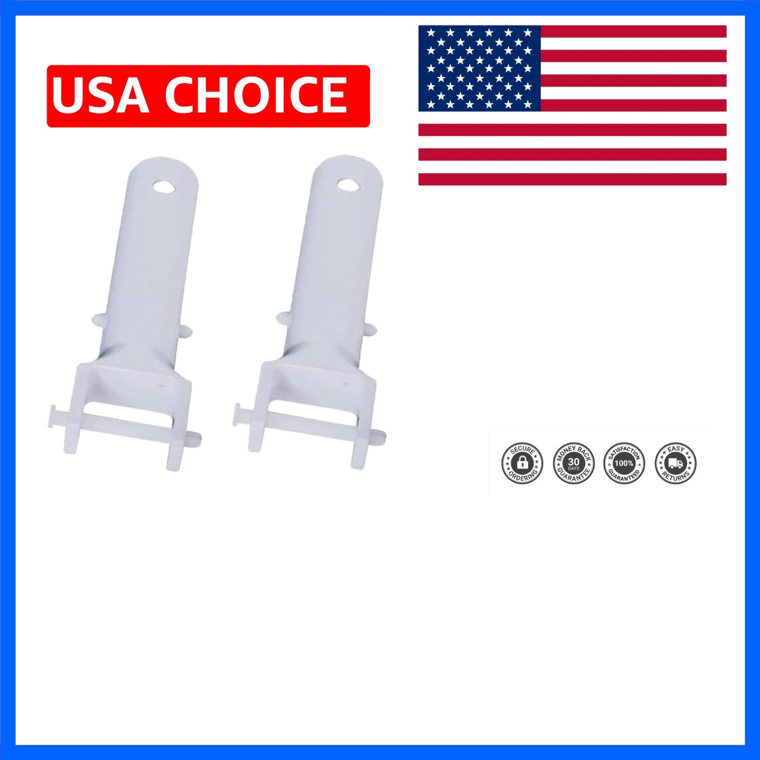 Pool Vacuum Head Handle Replacement Kit with V-Clip & Pin for Pool Spa Vacuum…