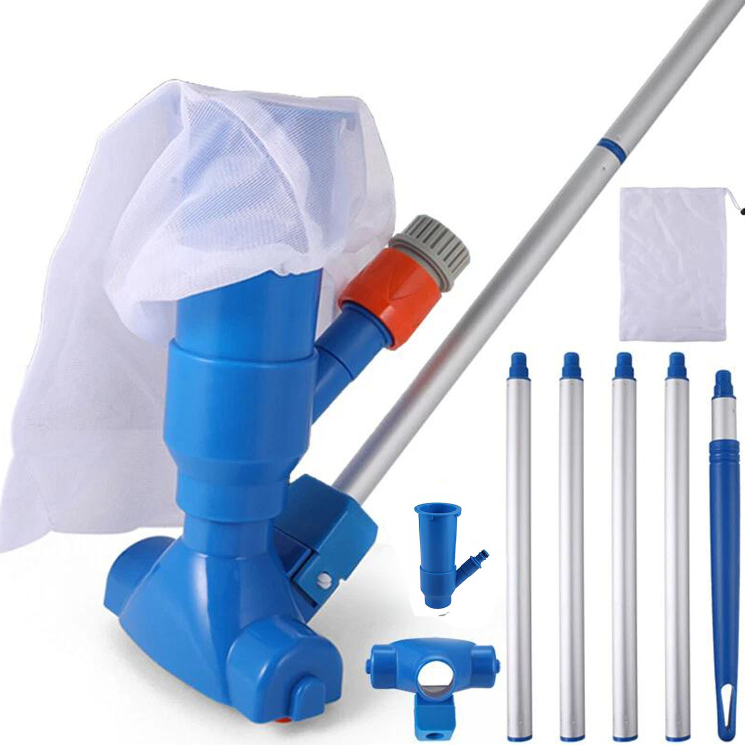 Pool Vacuum Handheld Spa Suction Underwater Cleaner for Above Ground Pools