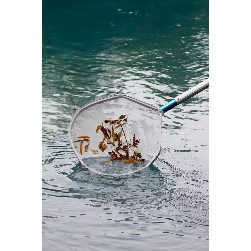 Heavy-Duty Aluminum Leaf Skimmer for Swimming Pools and Spas