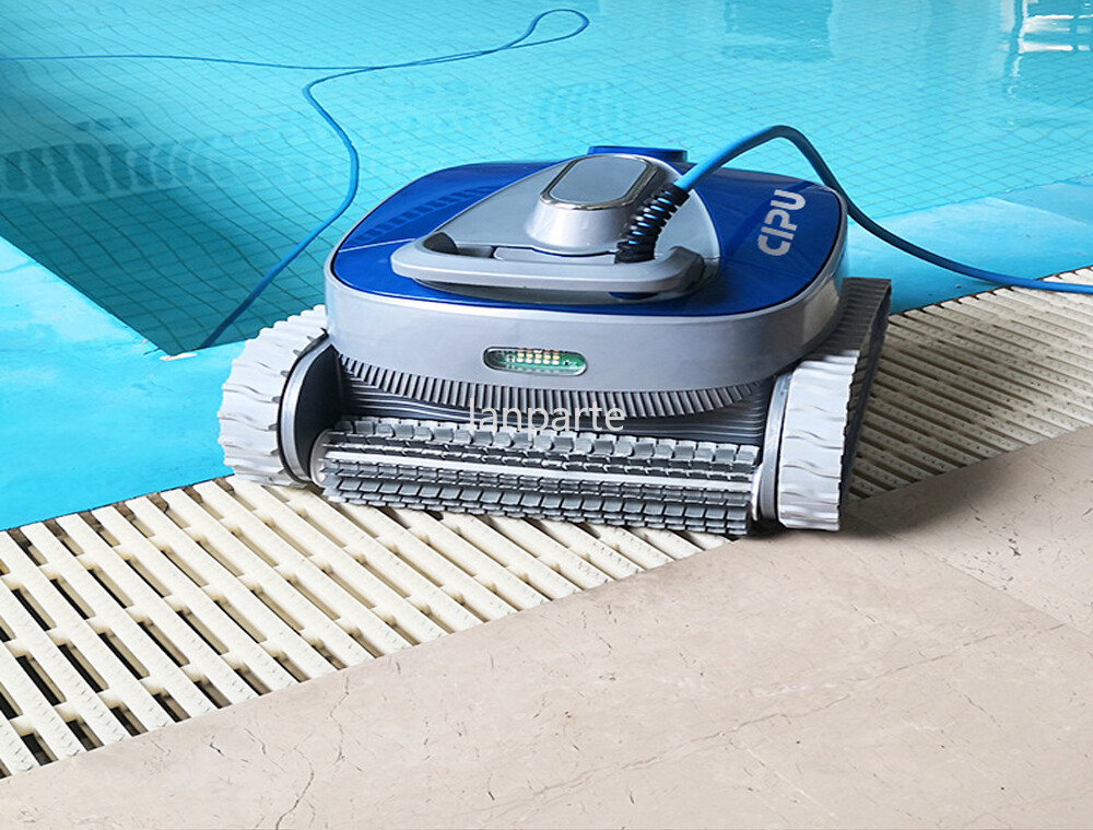 Automatic Swimming Pool Cleaner Robot Remote Underwater Cleaner Wall Climbing BT