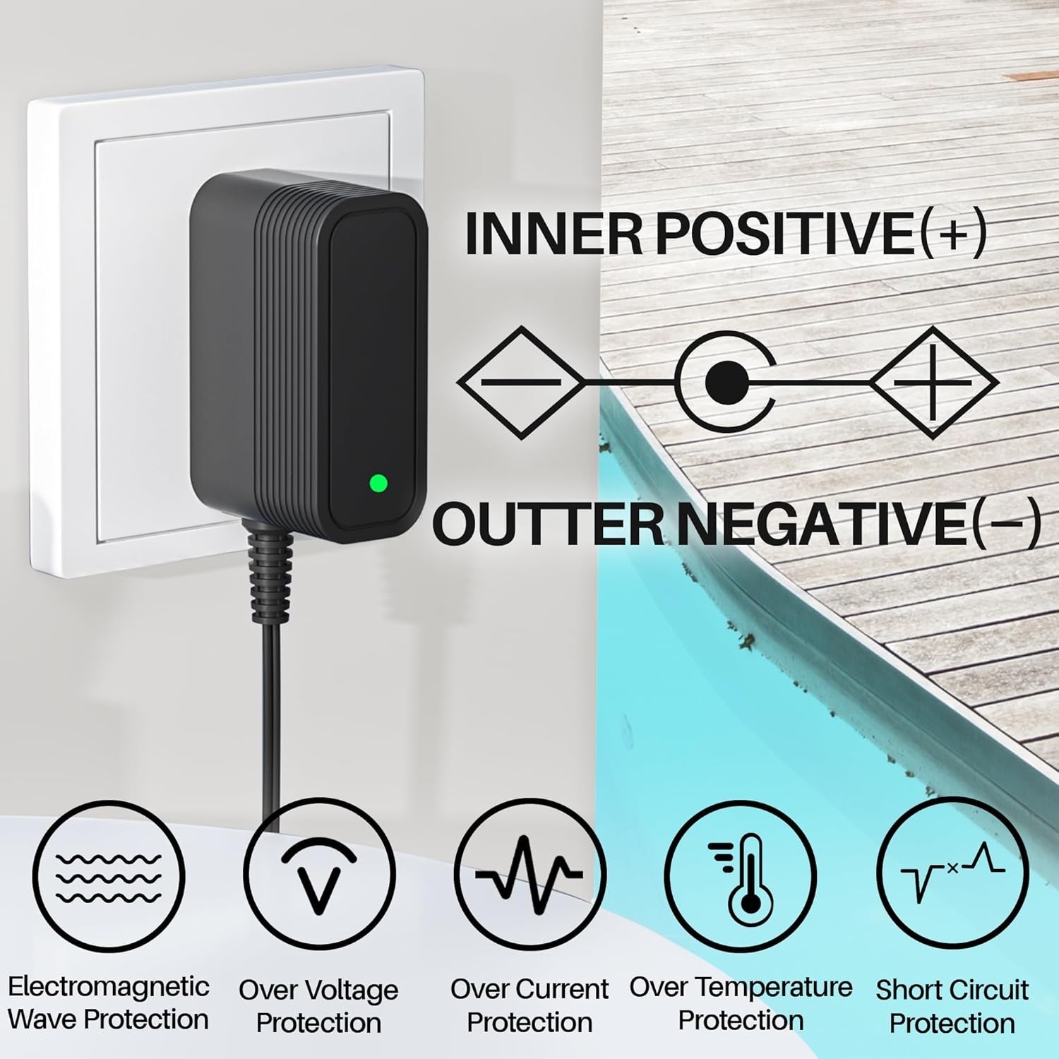 Replacement Charger for Aiper Robotic Pool Cleaner$*-