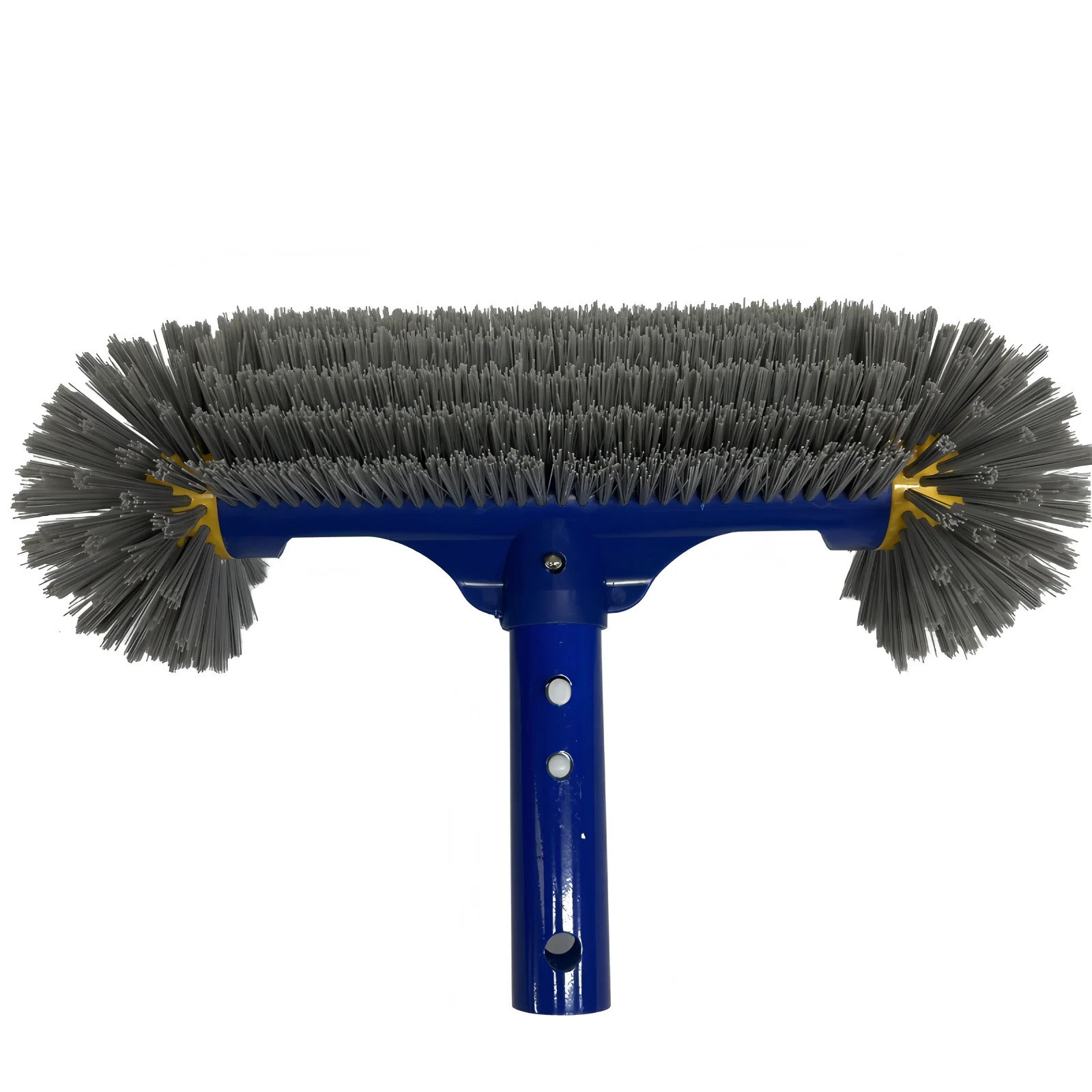 13&Prime; Heavy Duty Pool Brush Head with with Detachable Aluminum Handle for Pool Wal