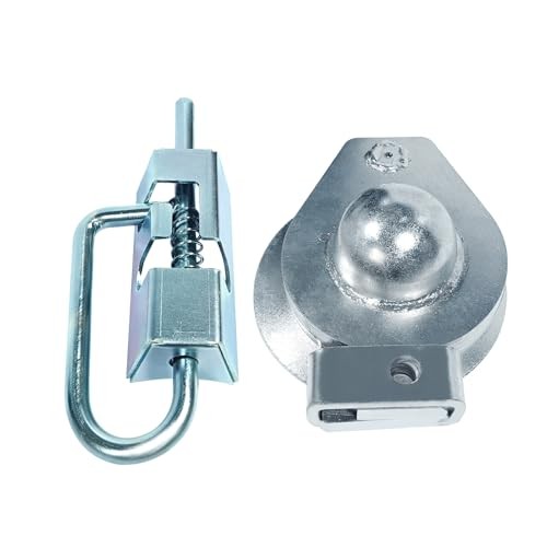 Gooseneck Coupler Head with Handle, 30000-pound Rating, Universal Fit for