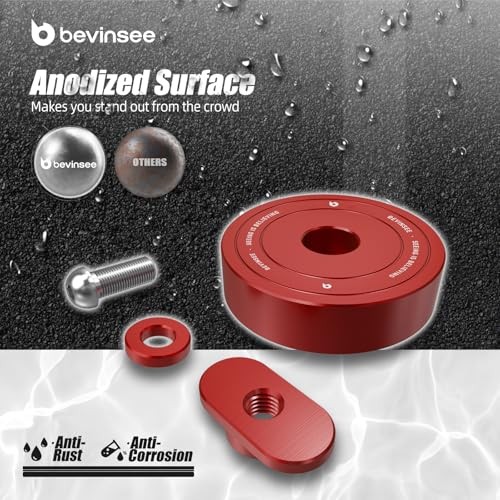 4pcs Lifting Jack Pads Pucks Compatible with Corvette C5 C6 C7 GS Z06 ZR1 Red