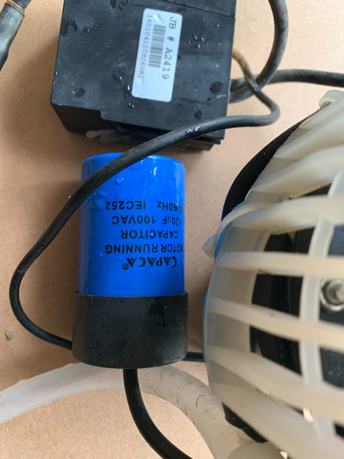 AQUABOT POOL ROVER CLEANER PUMP MOTOR PART #A6022 and #A2419