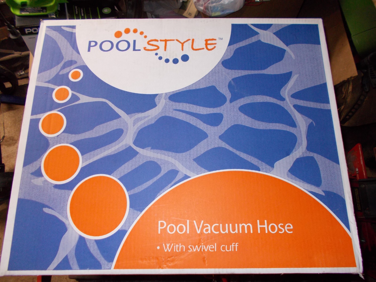 (((NEW))) PoolStyle Pool Vacuum Hose with Swivel Cuff 1 1/2&Prime; X 25&prime; (((NEW)))