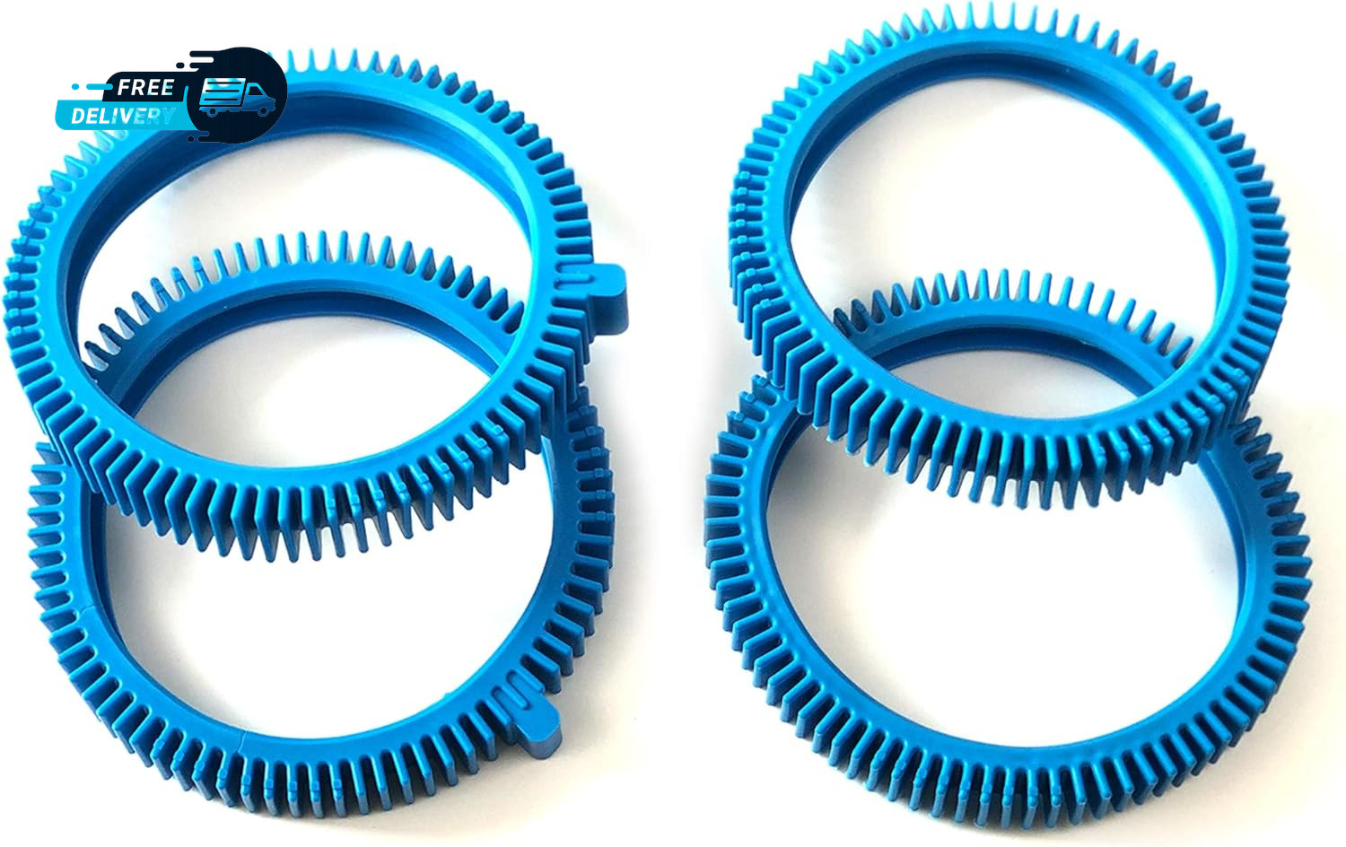 Pool Cleaner Front Tire and Rear Tire Combo Kit Compatible with Poolvergnuegen