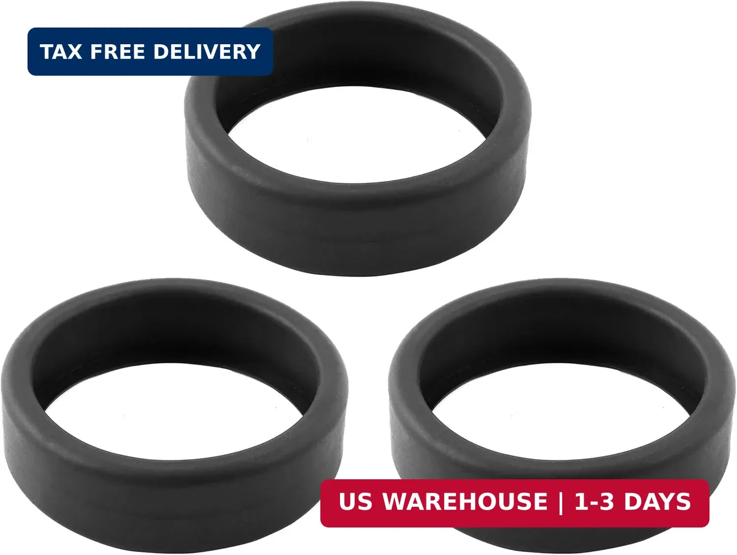 (3-Pack) Calvana Pool Cleaner Tires, 48-232 Replacement Compatible with Zodiac P