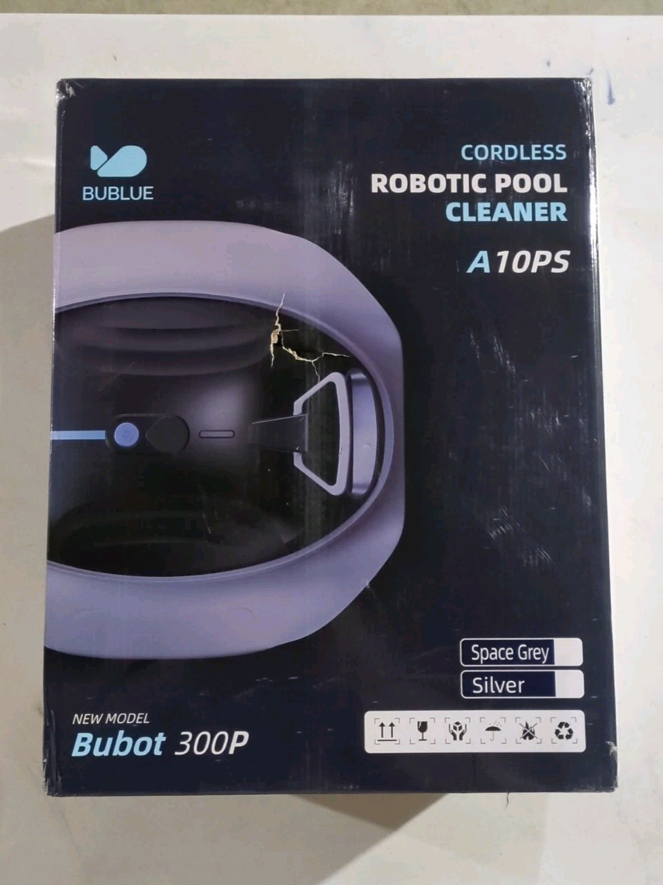 Bublue Cordless Robotic Pool Cleaner / Bubot 300p / Open Box