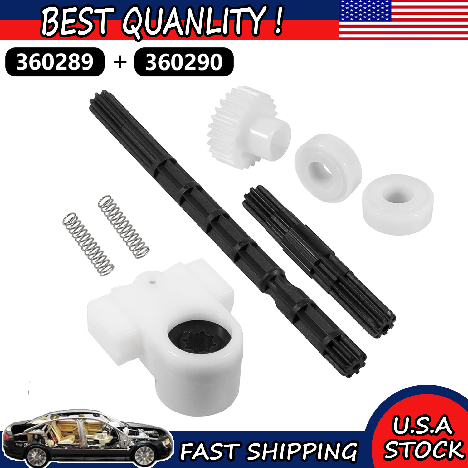 360289+360290 Right & Left Drive Axle Kit for Pentair Rebel Warrior Rebel Pool