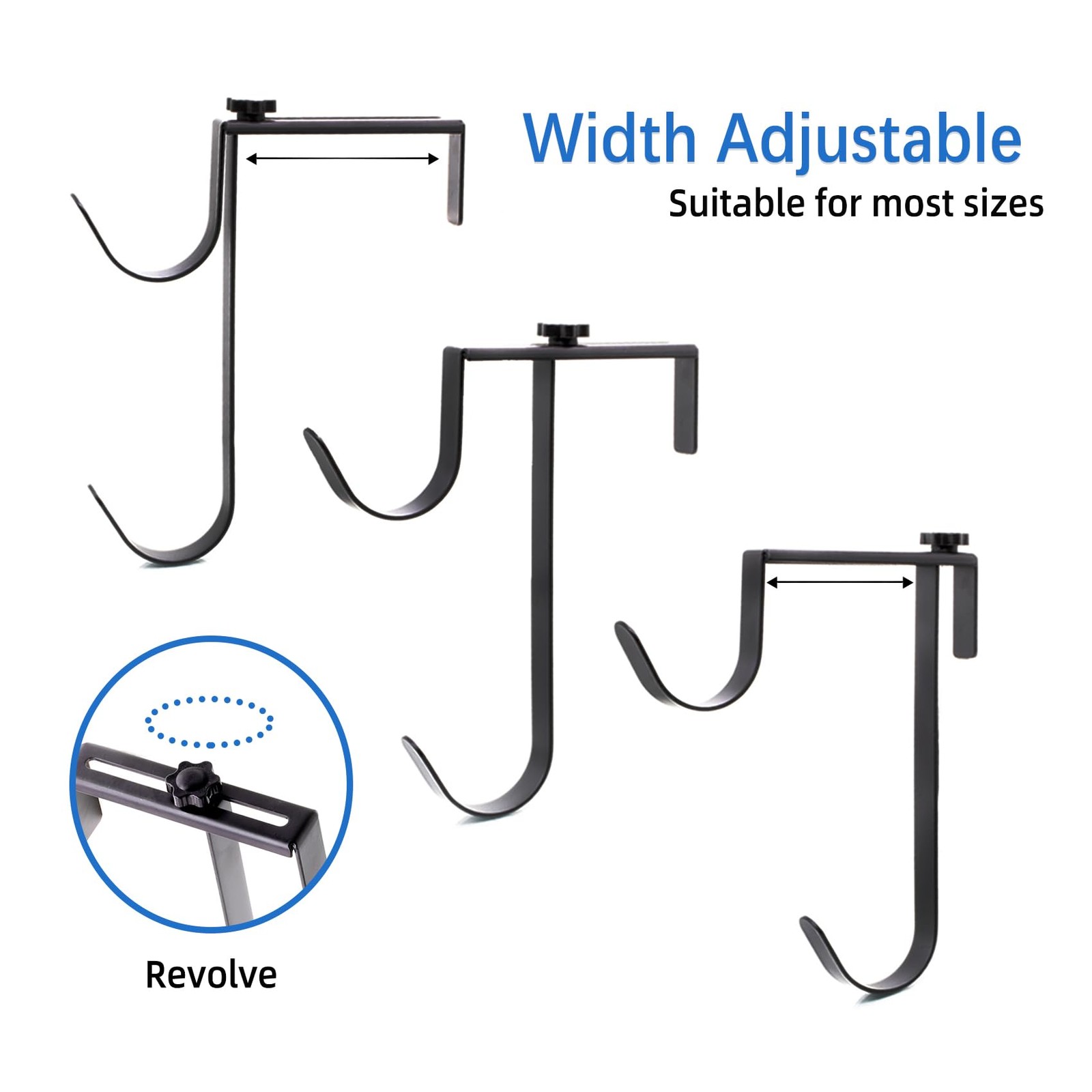 Adjustable Pool Fence Hooks Hanger Metal Pool Pole Holder For Hose Accessories