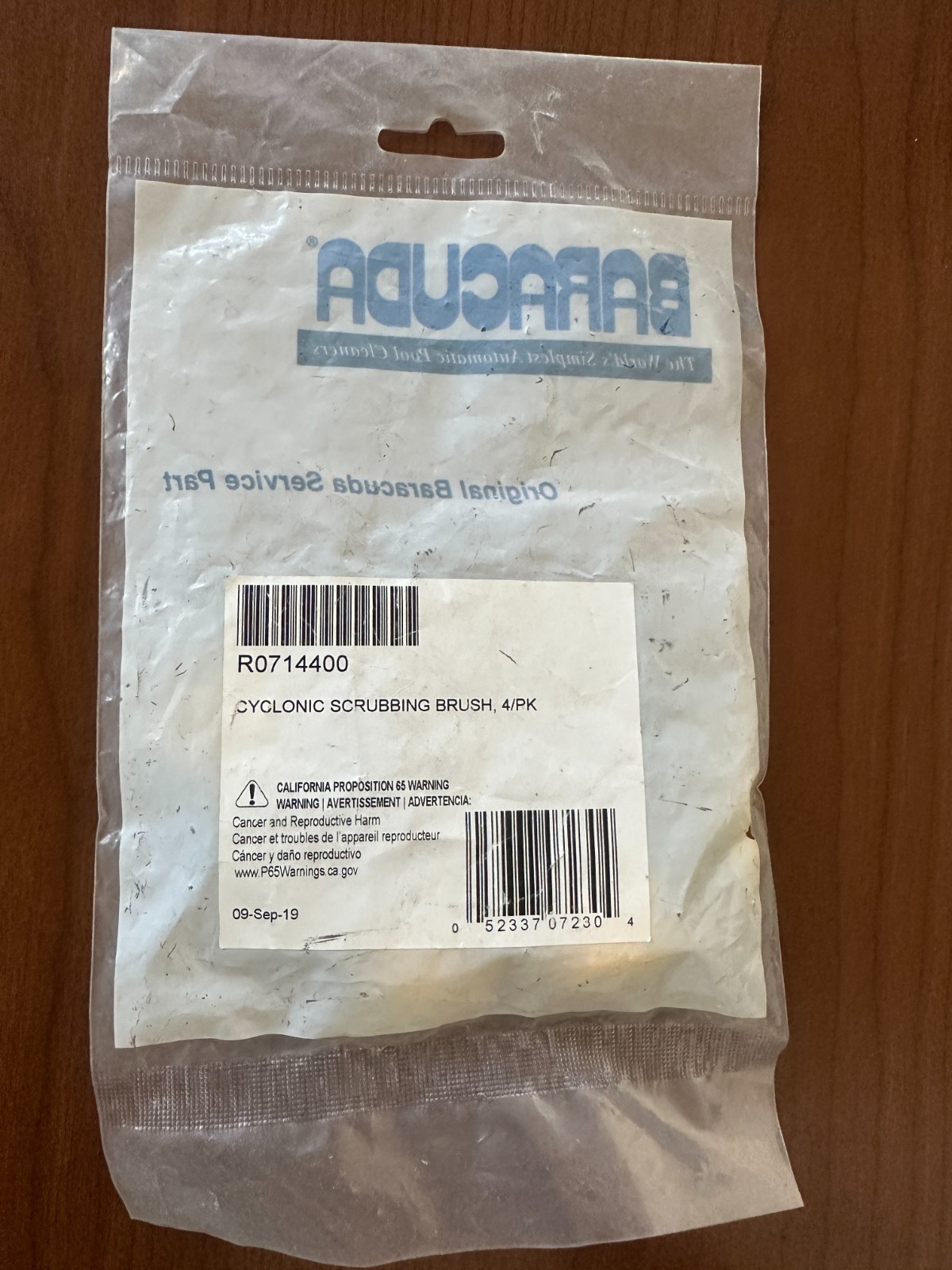 Baracuda Original R0714400 – 4Pcs Cyclonic Scrubbing Brush
