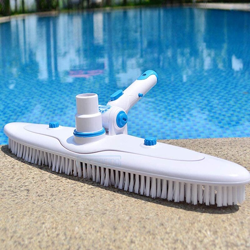Swimming Pool Clean Brush Pool Wall Floor Suction Vacuum Head Cleaning Brushes