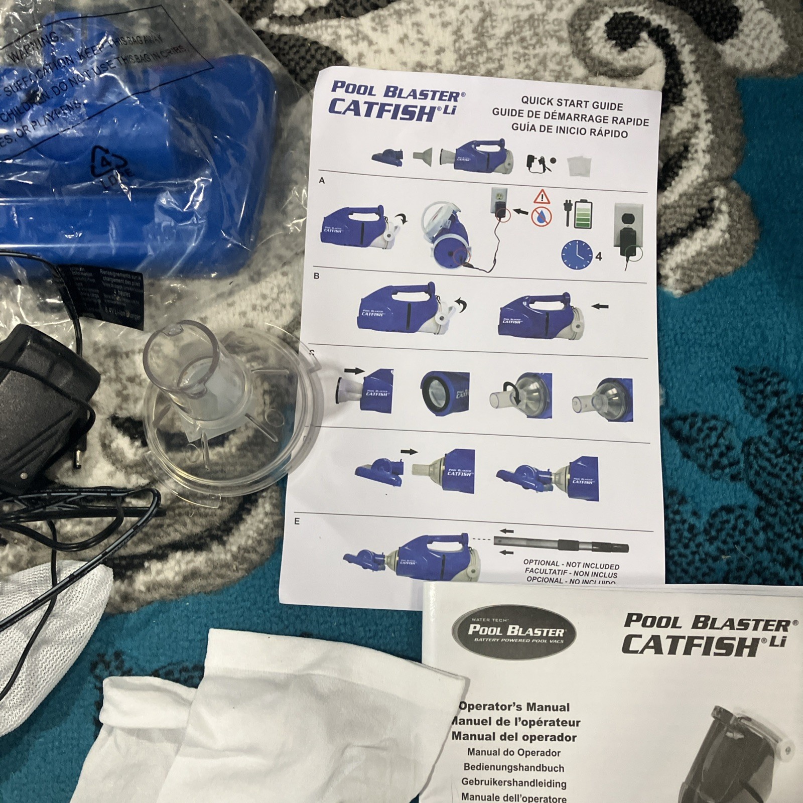 WaterTech NE4386 Battery Powered Rechargeable Cleaner