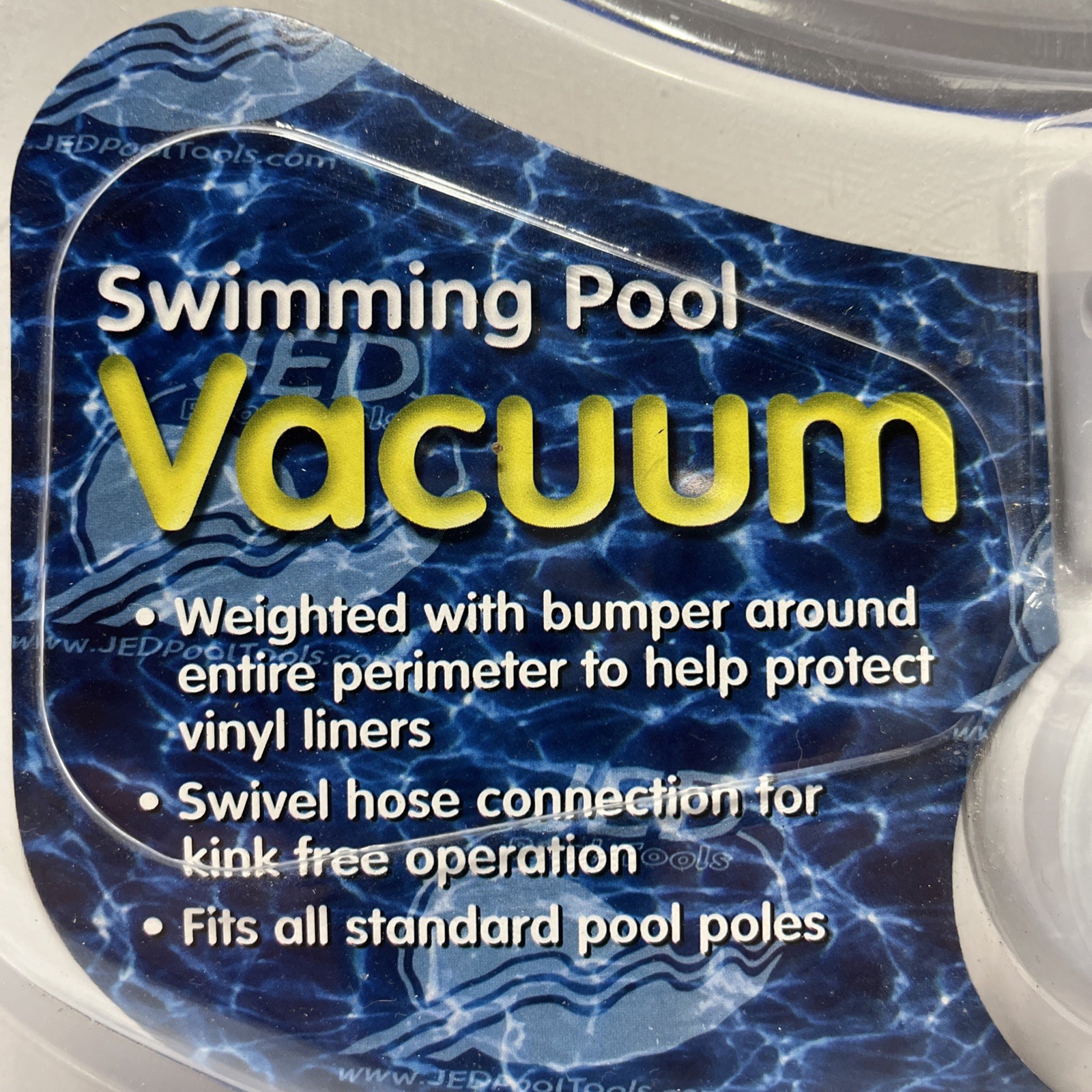« NEW » JED #30-171 SWIMMING POOL VAC WEIGHTED HEAD/BRUSH WITH BUMPER ALL AROUND
