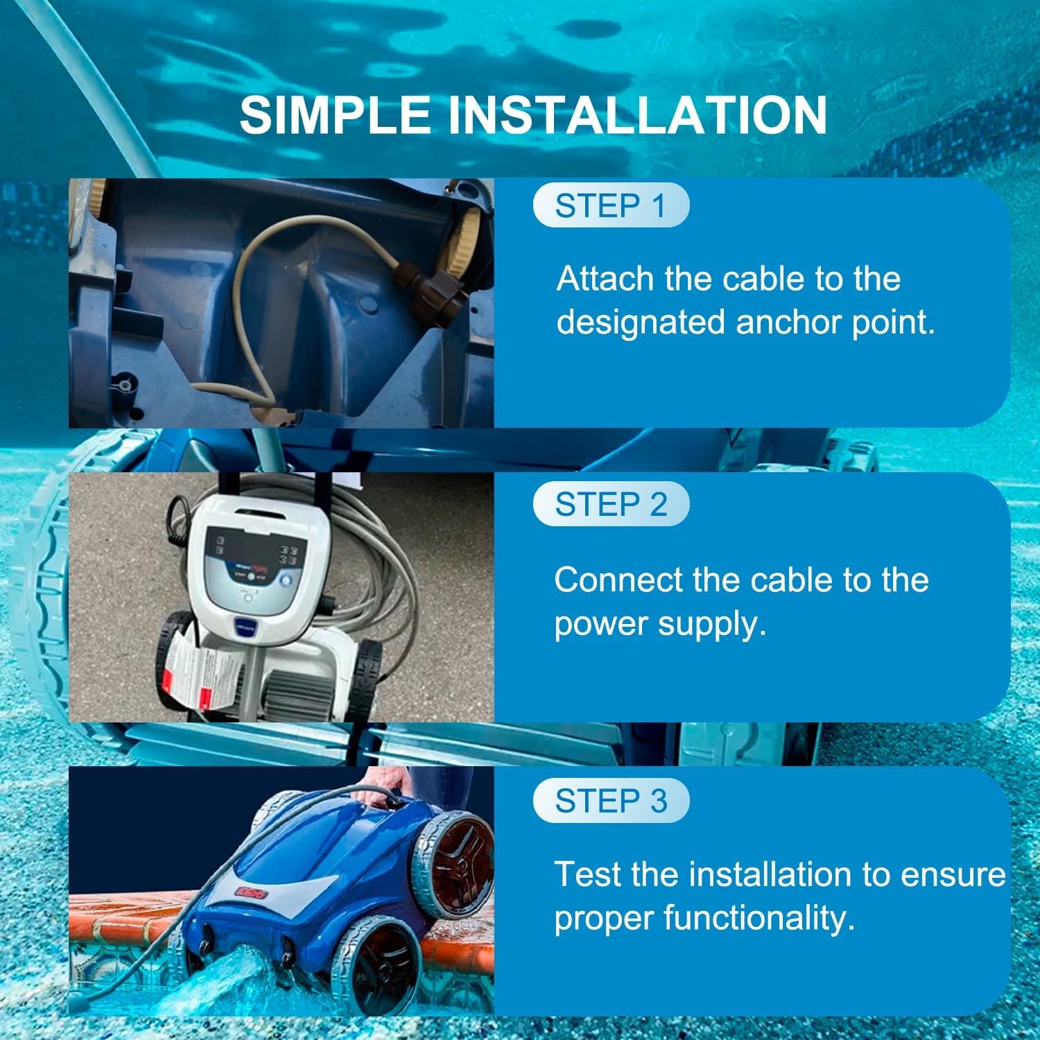 R0516800 Floating Cable For Zodiac Polaris 9300 9350 9400 9450 Pool Cleaner