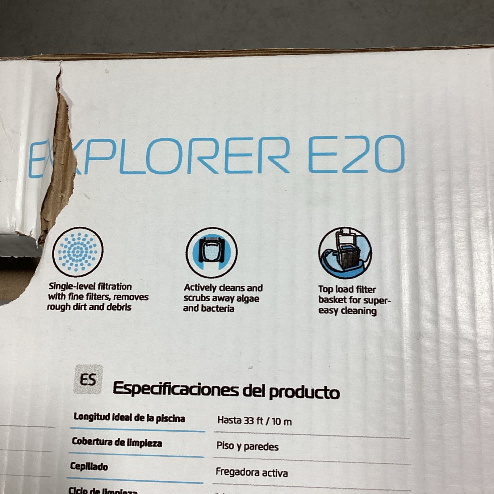 Dolphin Explorer E20 Robotic Vacuum Cleaner In-Ground Pools Maytronics NIB