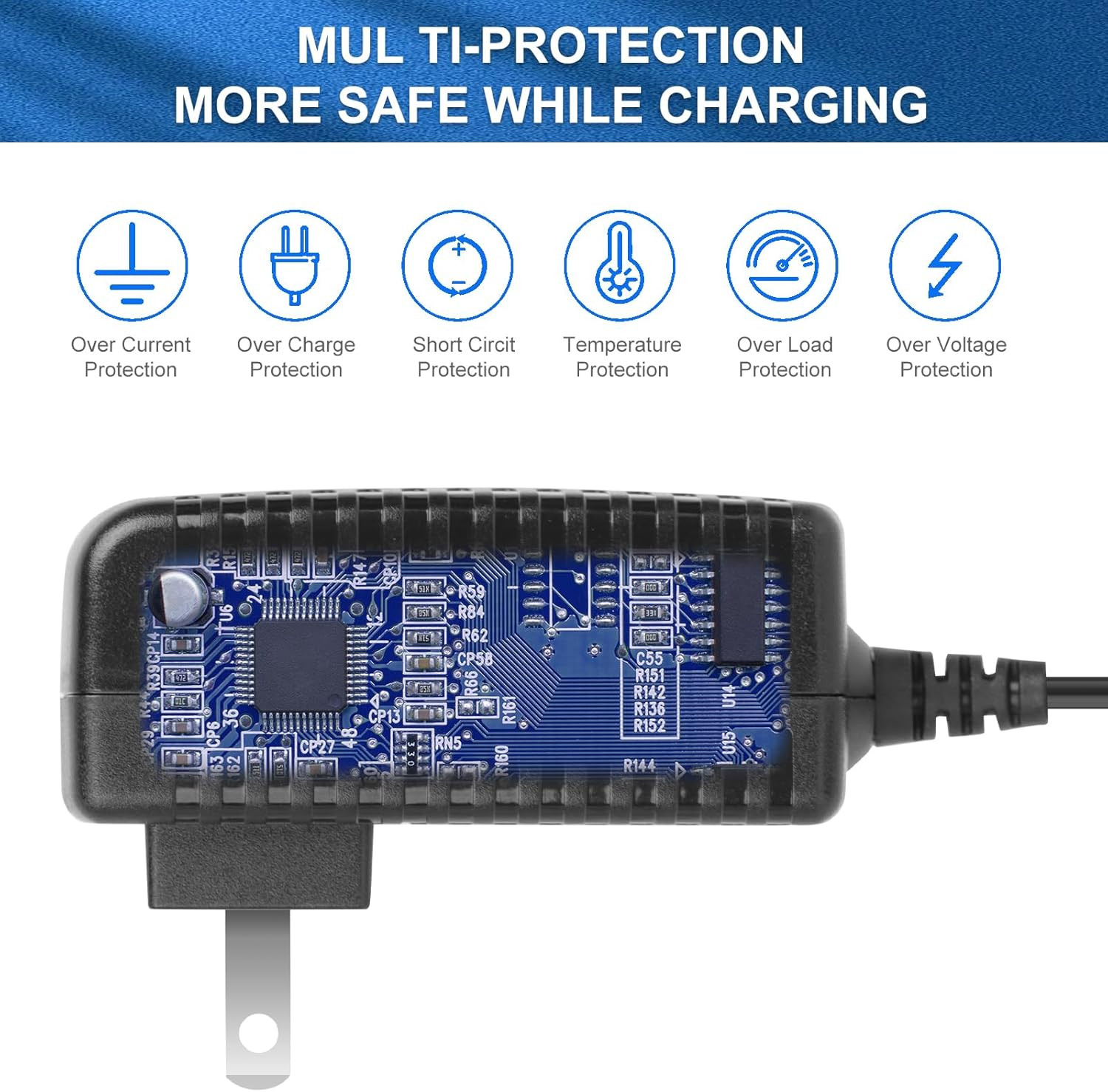12.6V Pool Vacuum Cleaner Charger for AIPER Seagull 600 SE 1000 HJ1103J for AIPU