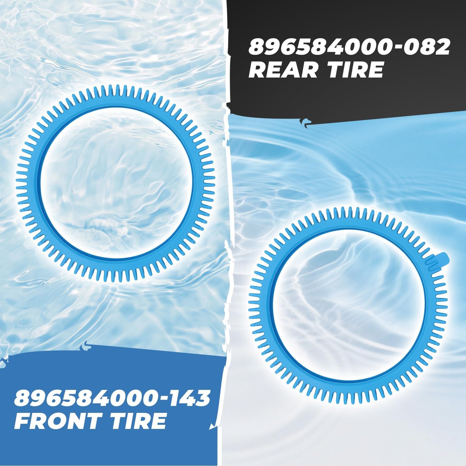 896584000143 4Packs Replacement Tires with Super Hump Compatible with 2X 4X P…