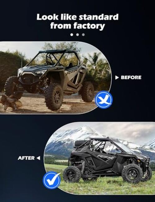 RZR XP Lower Door, Door Closeoffs Insert Panel Compatible with 2020-2024 RZR