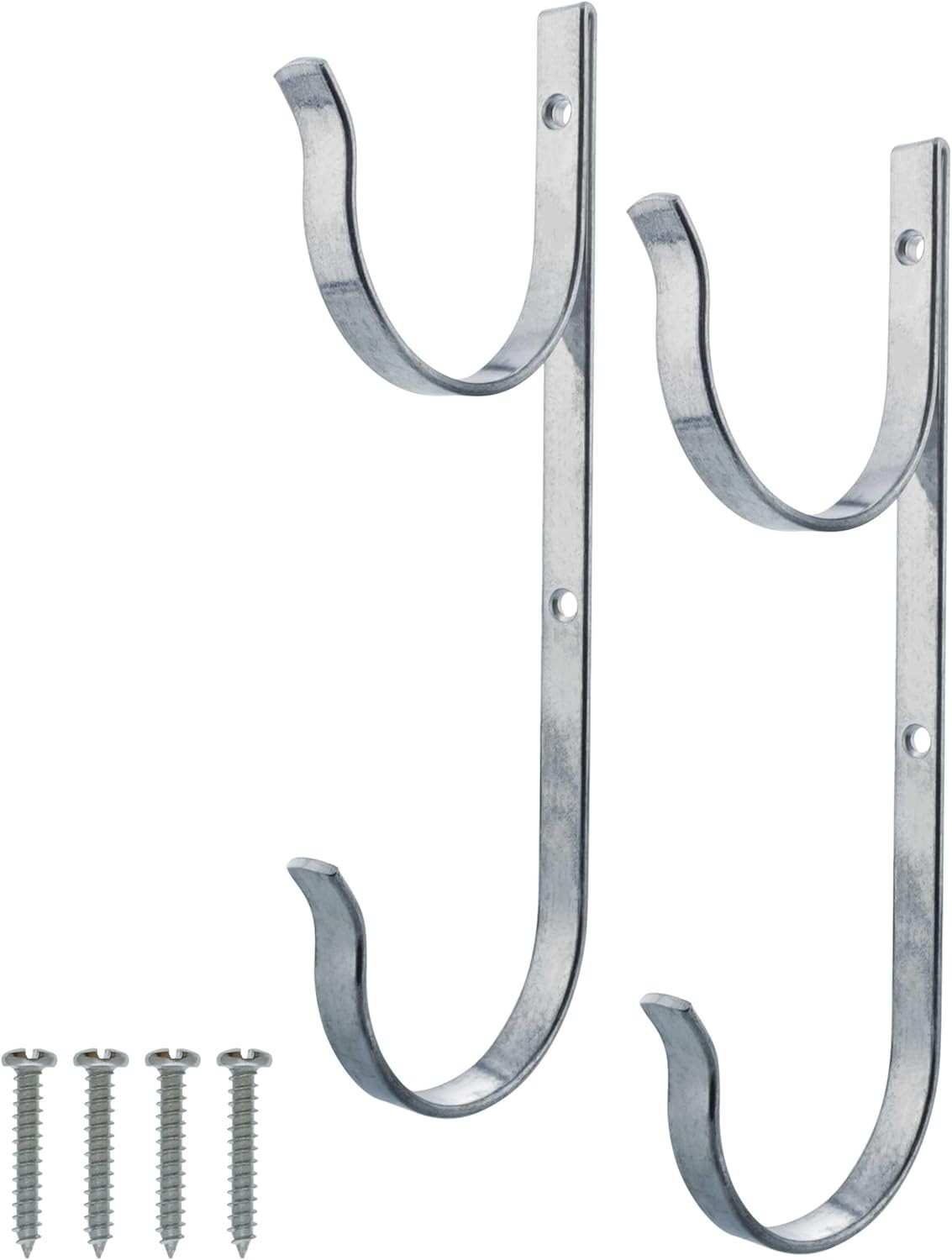 Pool Pole Hanger – 2 Aluminum Pool Hooks for Poles – Equipment Fence Hook for…