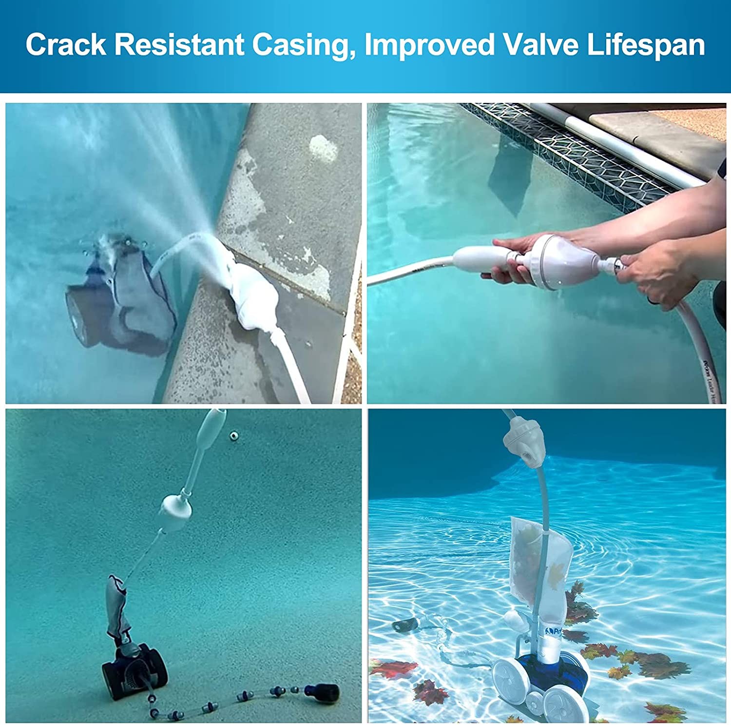 For Polaris 180 280 380 Pool Cleaner G52 Backup Valve Upgraded Crack Resistant