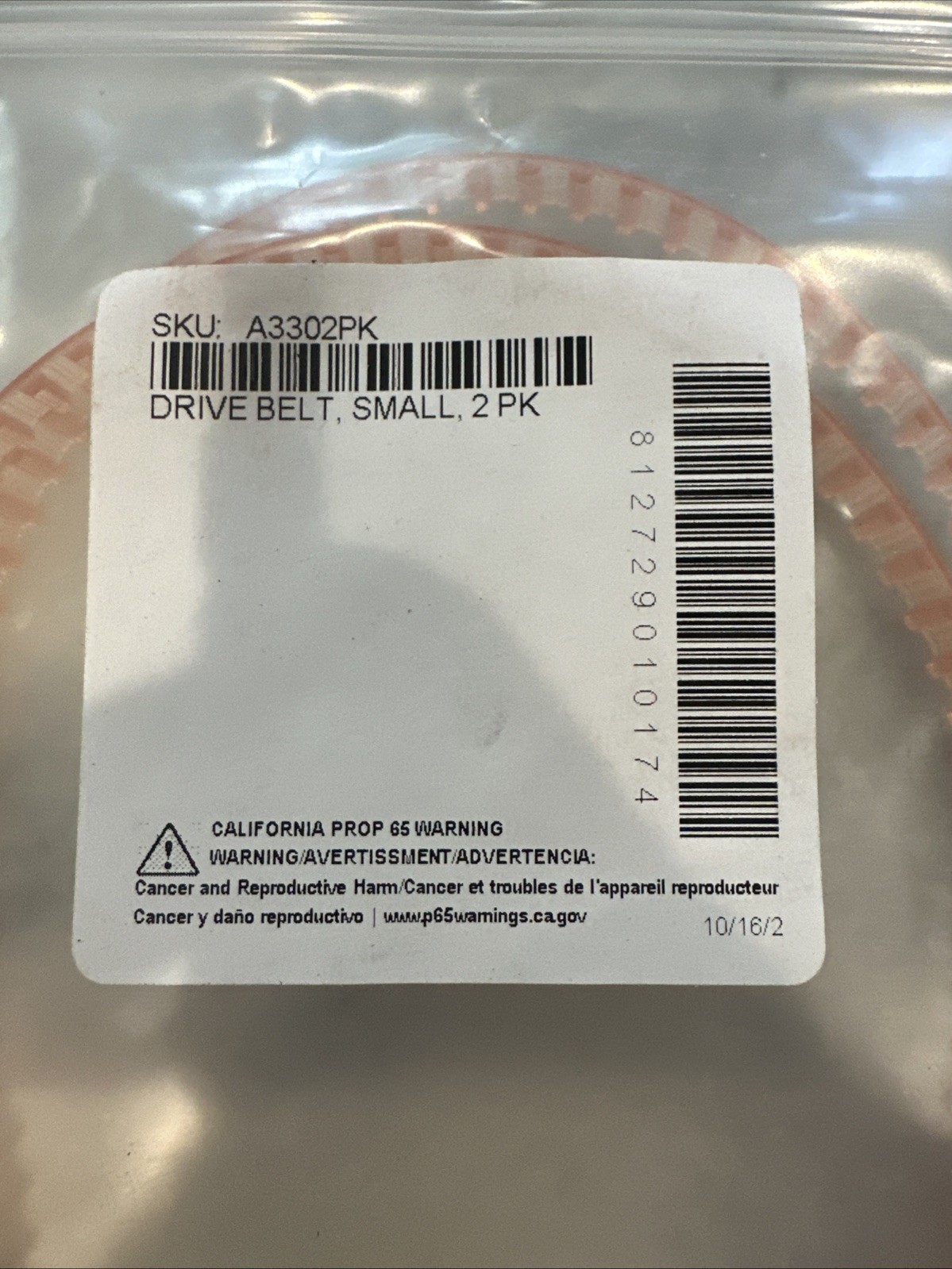 Aquabot Aqua Products Robot Cleaner Drive Belts 3302 A3302PK SP3302 OEM Genuine