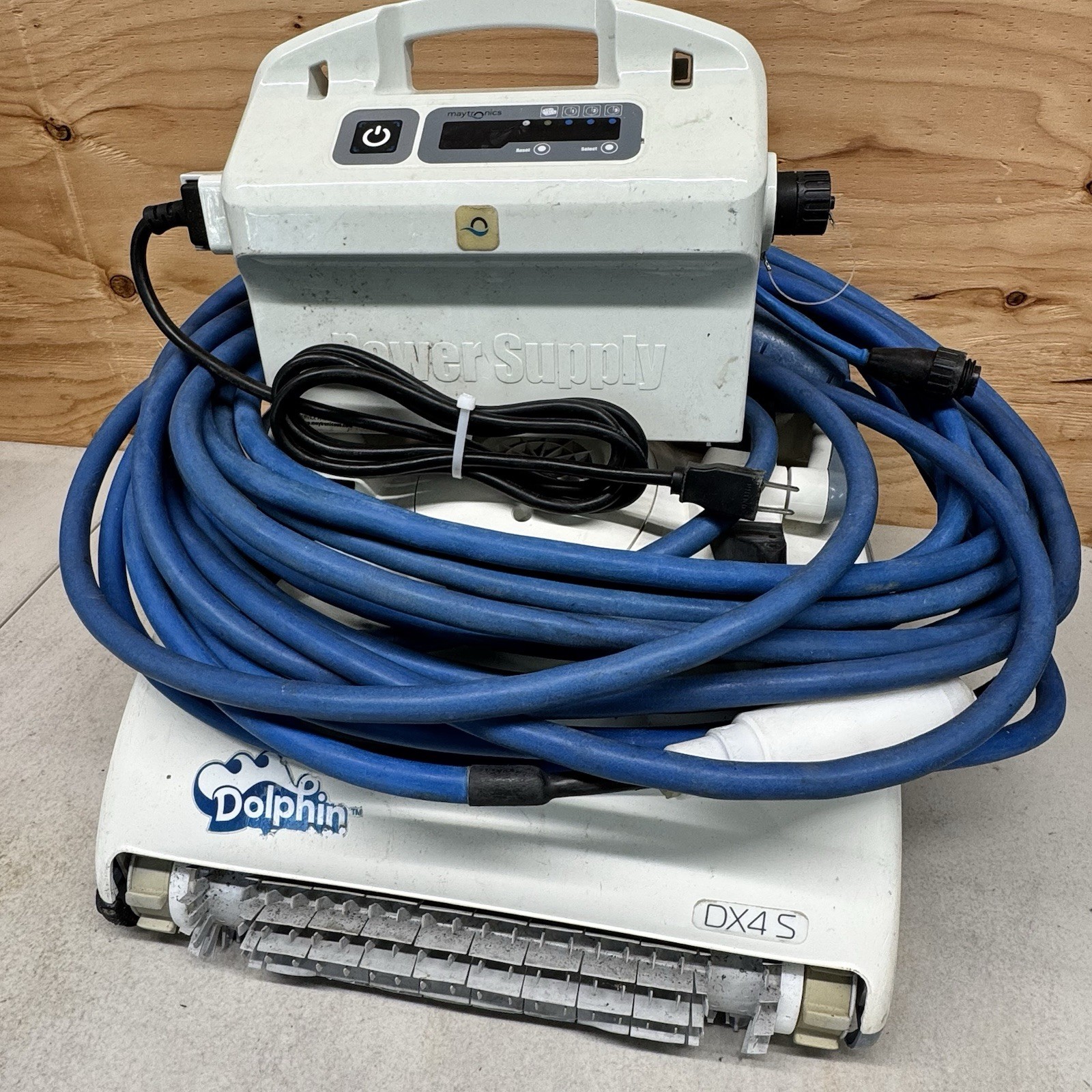Maytronics Dolphin DX4 Pool Cleaner Robot Kit Hose Cable Extra Filters – Works*