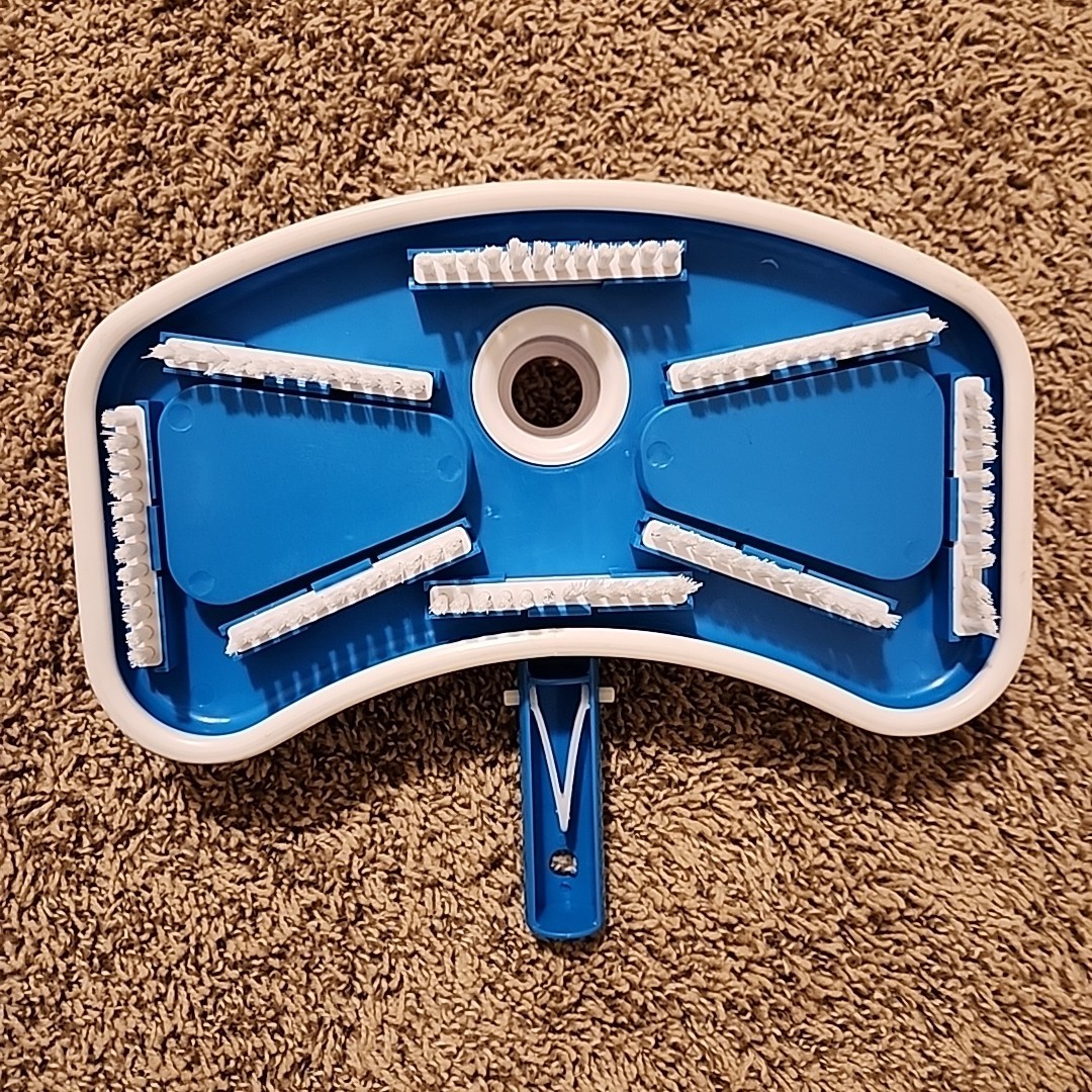 12&Prime; Deluxe Weighted Butterfly Pool Vacuum Head, Swivel Hose Connection, Pole…