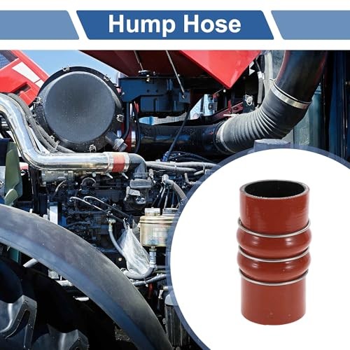 Silicone Hose Charge Air Intercooler Hump Heavy Duty Tube ID 63mm / 2.5&Prime; Red