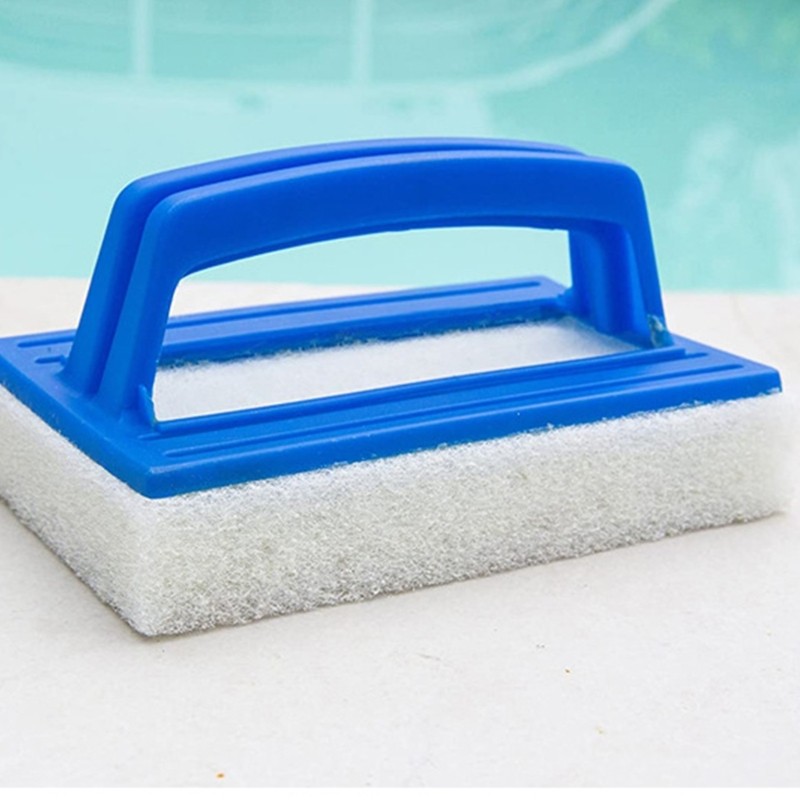 Sponge Brush Pools Cleaner with Handle Cleaning Sponge Brush Pool Cleaning