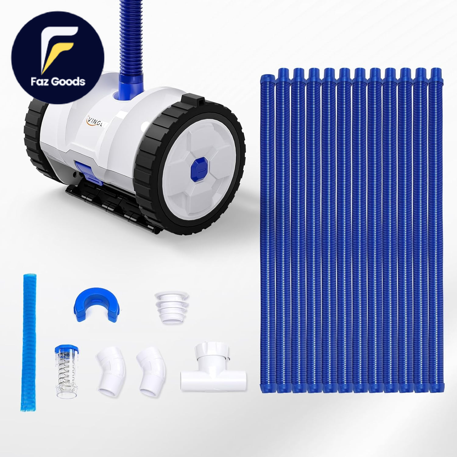 2025 Upgrade Automatic Suction-Side Pool Vacuum Cleaner Powerful Wall-Climbing