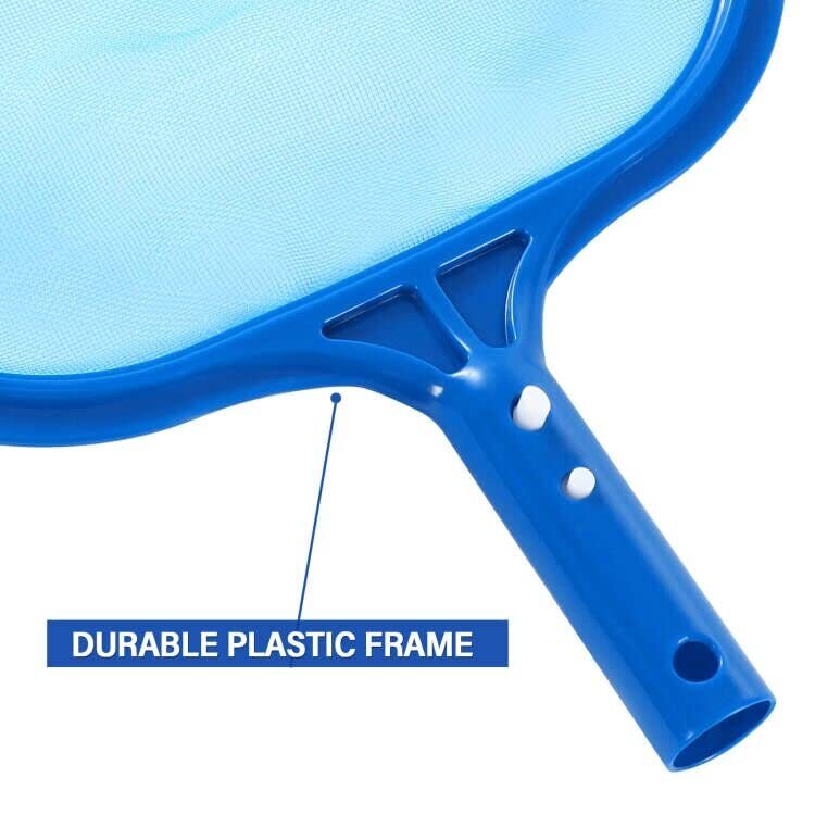 Red de piscina Bolsa profunda Skimmer de hojas Rastrillo de piscina Red de malla