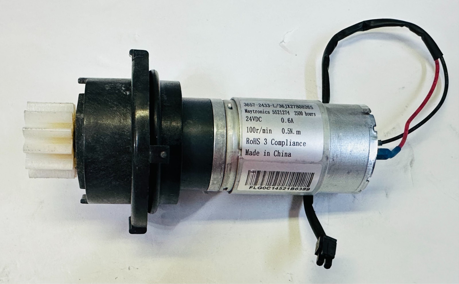 *TESTED* Maytronics Drive Motor 5521274 24V 100RPM Dolphin Pool Robot