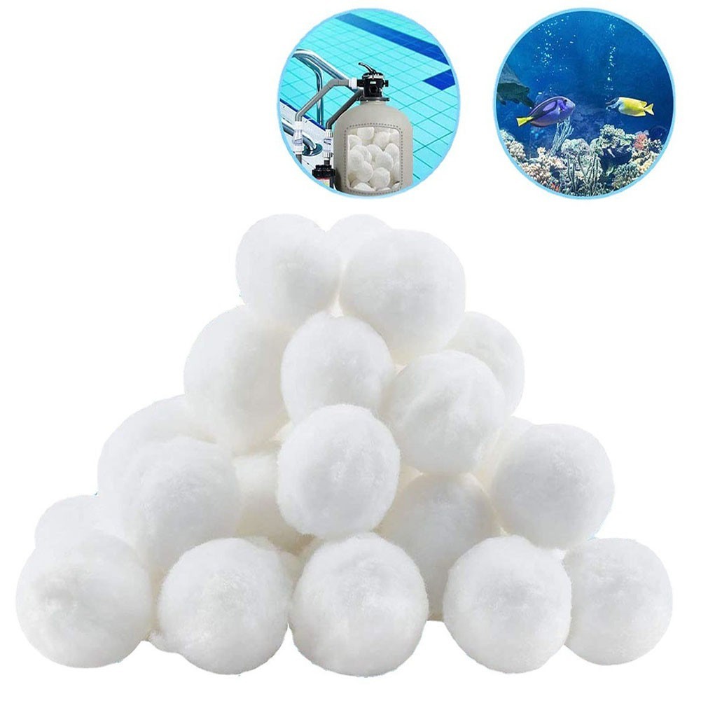 Fiber Filtration Media Recyclable Service Life White Recyclable For Outdoor Pool