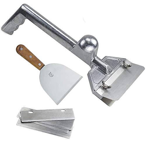 LRui Griddle Scraper Heavy Duty Grill Scraper Set with 5 griddle scraper set