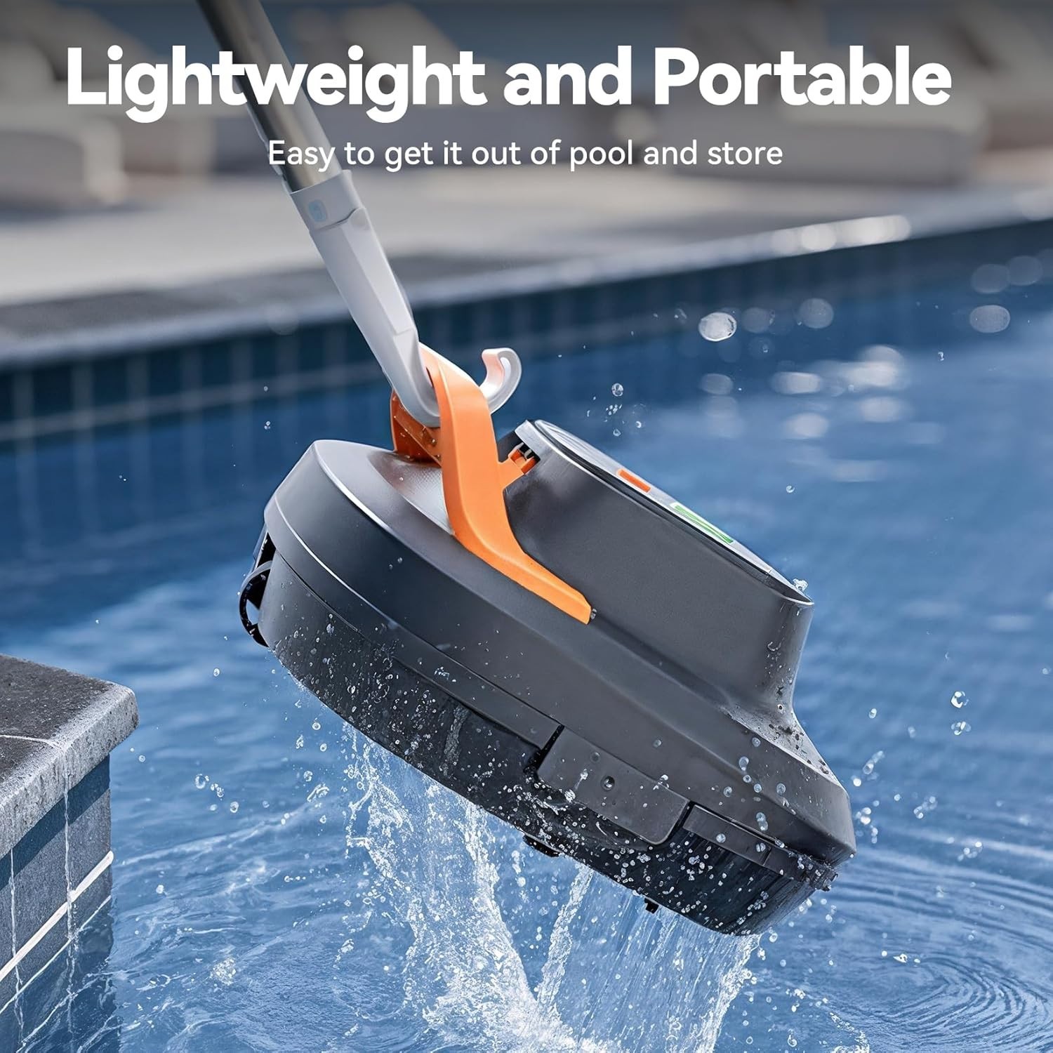 Planet Pro Cordless Robotic Pool Cleaner 200 Min Runtime Dual Brushless Motors